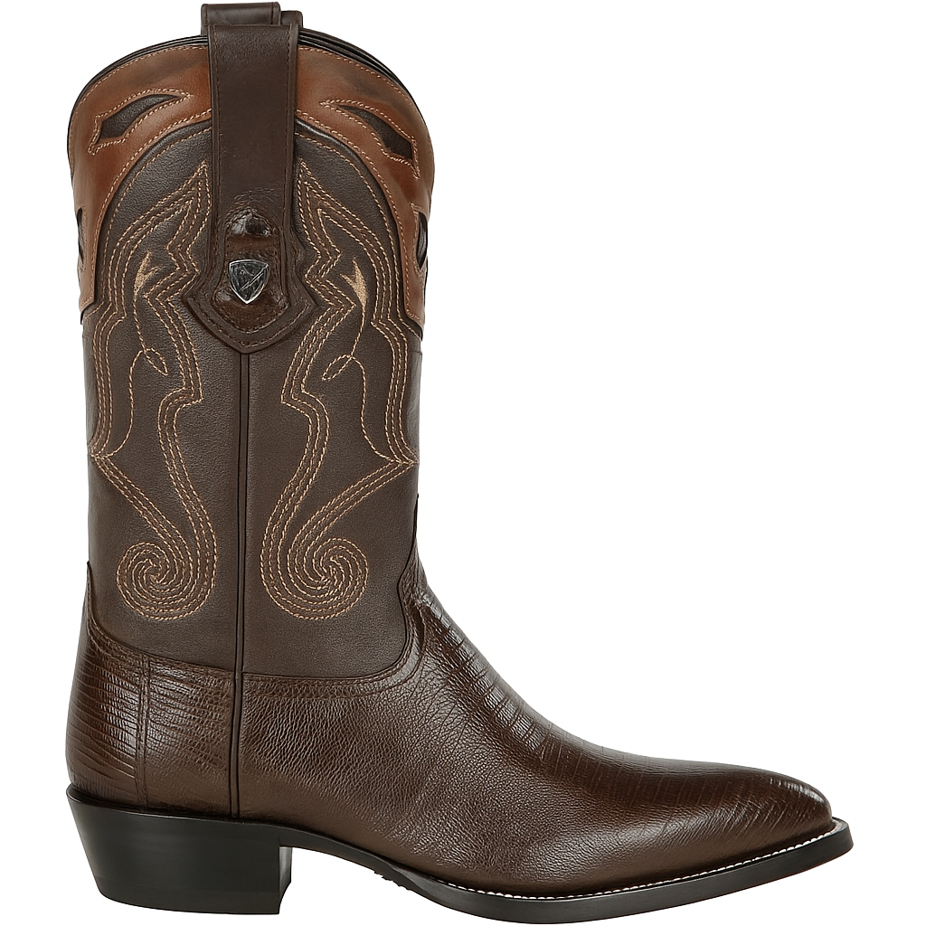 Men's Wild West Teju Lizard Skin J Toe Boots 29907 - Image 35