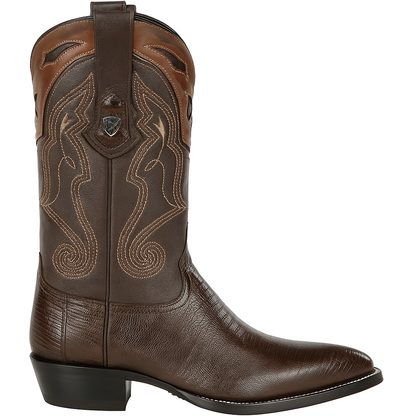 Men's Wild West Teju Lizard Skin J Toe Boots 29907 - Image 35
