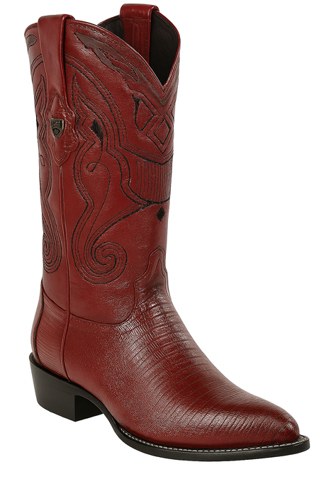 Men's Wild West Teju Lizard Skin J Toe Boots 29907
