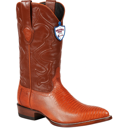 Men's Wild West Teju Lizard Skin J Toe Boots 29907 - Image 8