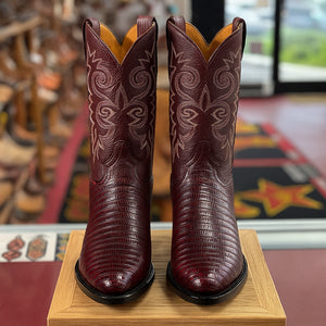 Lizard Print Western Boots