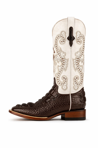 Men's Genuine Exotic Animal Skin Ferrini Hornback Crocodile Card Holder by Ferrini USA