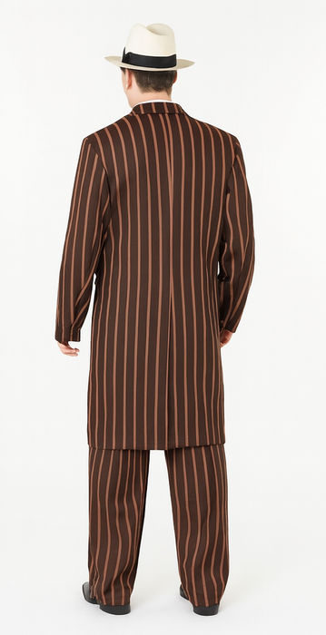 WTXZoot200 2020 New Formal Style Men's Burgundy High Fashion Bold Pronounce White Pinstripe For September/1/2020