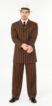 WTXZoot200 2020 New Formal Style Men's Burgundy High Fashion Bold Pronounce White Pinstripe For September/1/2020