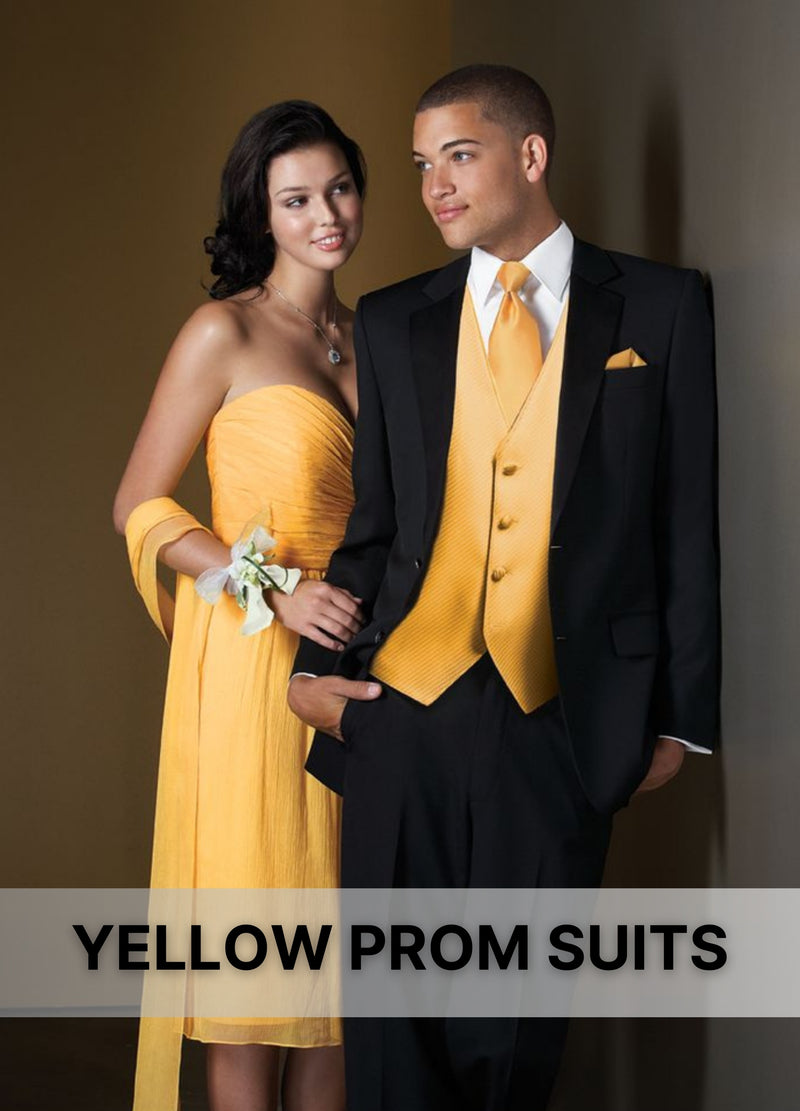 yellow prom suits