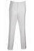 Mens Skinny Fit Wool Feel Flat Front Dress Slacks in White