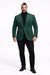 Zacchi Men’s Hunter Green Micro Suede Sport Coat