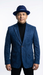 Zacchi Men’s Navy Micro Suede Sport Coat