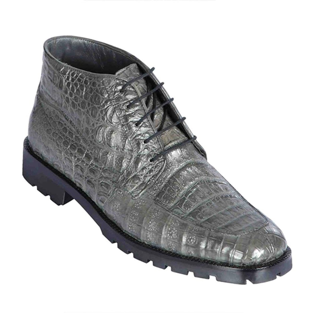 Zapato Botín de Caiman Panza Color Gris LAB-ZA2068209 — MensUSA