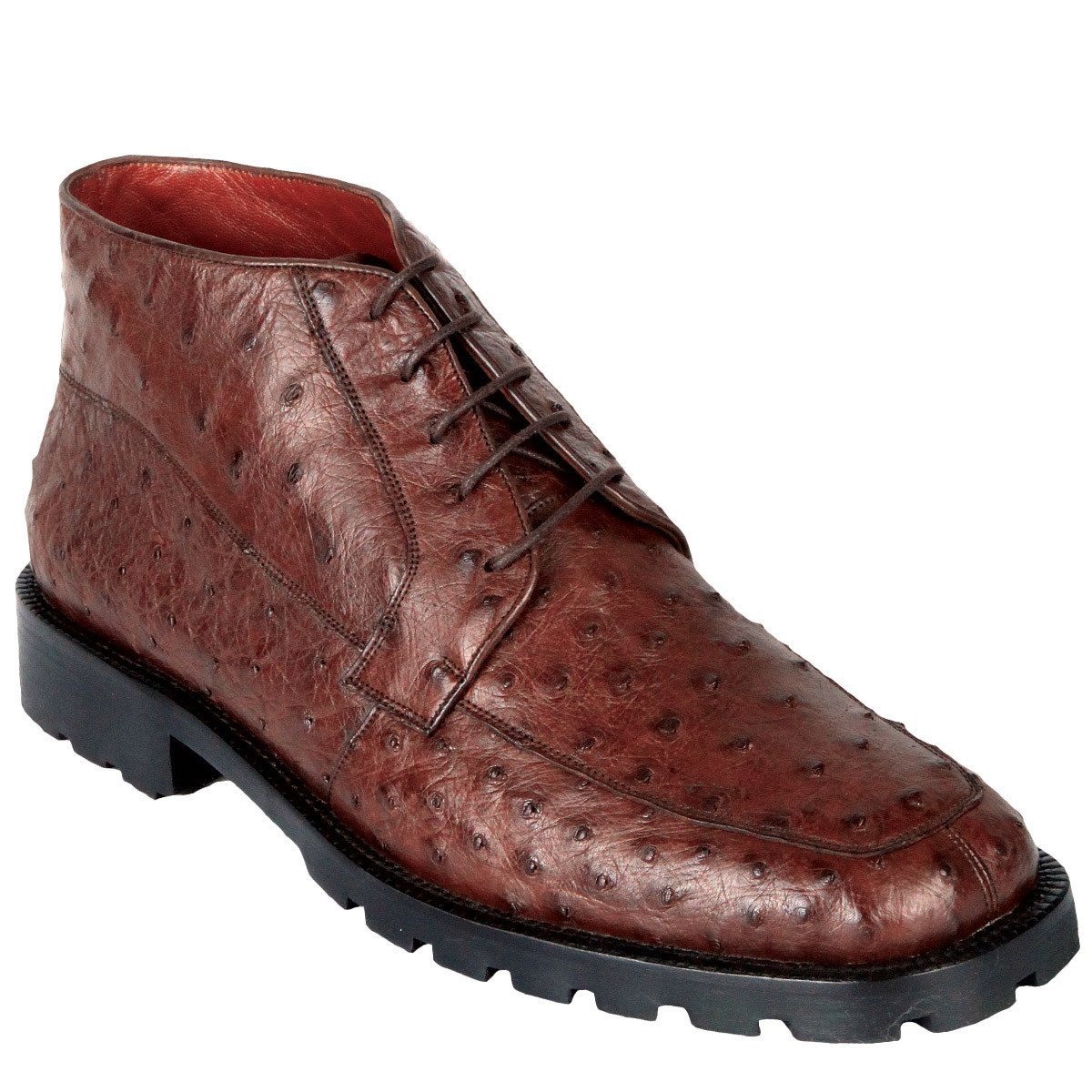 Zapato Botín Piel Avestruz LAB-ZA2060307