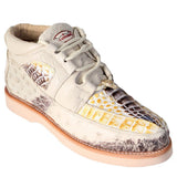 Zapato Piel Caiman y Avestruz LAB-ZA050249