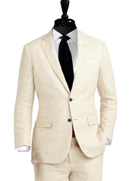 Alberto Nardoni 2 Button Linen Suit Coming September/1/2017 