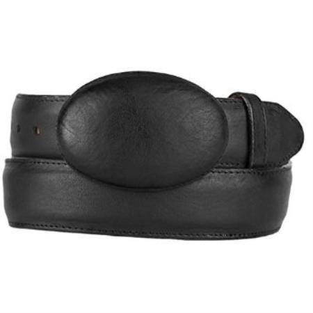 Original Leather Black Western Style Belt
