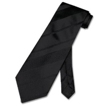 Black Woven Men's Design Neck Tie - Men's Neck Ties - Mens Dress Tie - Trendy Mens Ties