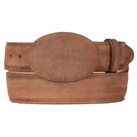 Original Leather Western Style Belt Brown