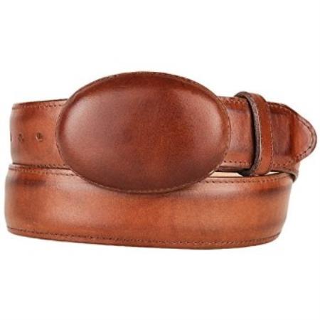Original Leather Brown Western Style Belt