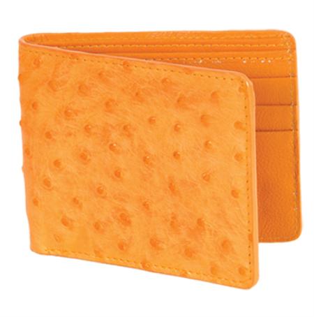 Men's Genuine Exotic Animal Skin Wallet ~ billetera ~ CARTERAS Buttercup Genuine Ostrich Card Holder Wallet 