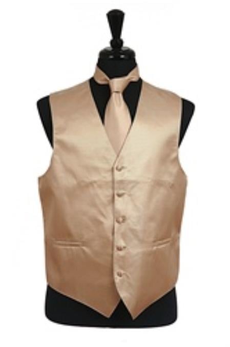 Tuxedo Vest - Wedding Vest Cream Wedding Vest ~ Waistcoat ~ Waist coat Tie Set 