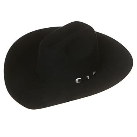 Tejana Elite Black Felt Cowboy Hats 