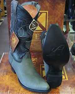 King Exotic Boots Gray Snip Toe Genuine Shark Western Cowboy Dress Cowboy Boot Cheap Priced For Sale Online