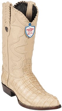 Wild West J-Toe Oryx caiman ~ World Best Alligator ~ Gator Skin Tail Cowboy Boots 