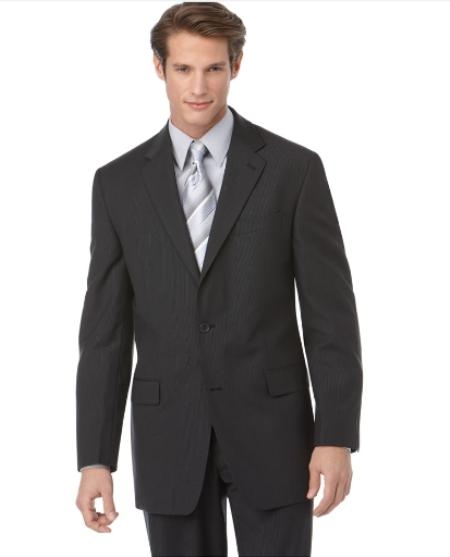 Authentic Mantoni Brand Suit, Tonal Stripe ~ Pinstripe