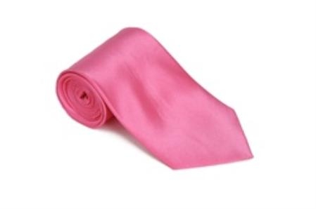 Azeleapink 100% Silk Solid Necktie With Handkerchief Buy 10 of same color Tie For $25 Each-Men's Neck Ties - Mens Dress Tie - Trendy Mens Ties