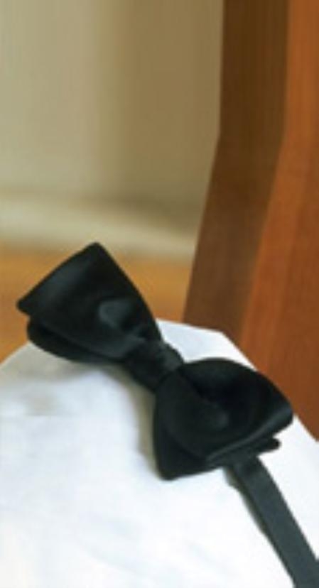 100% Silk Pre-Tied Bow Tie -Men's Neck Ties - Mens Dress Tie - Trendy Mens Ties