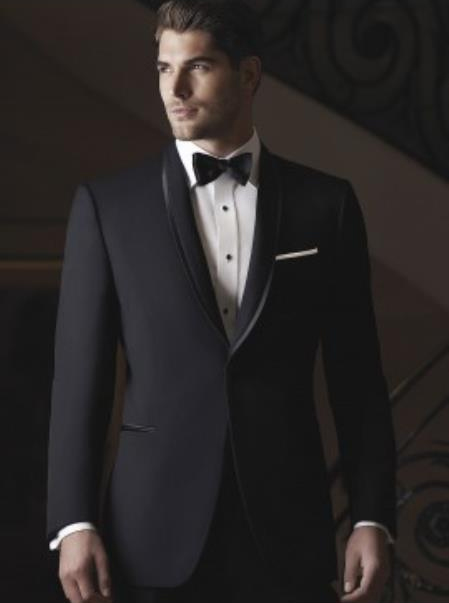 Waverly Black Tuxedo Jacket Ike Evening by Tuxedo Authentic Brand