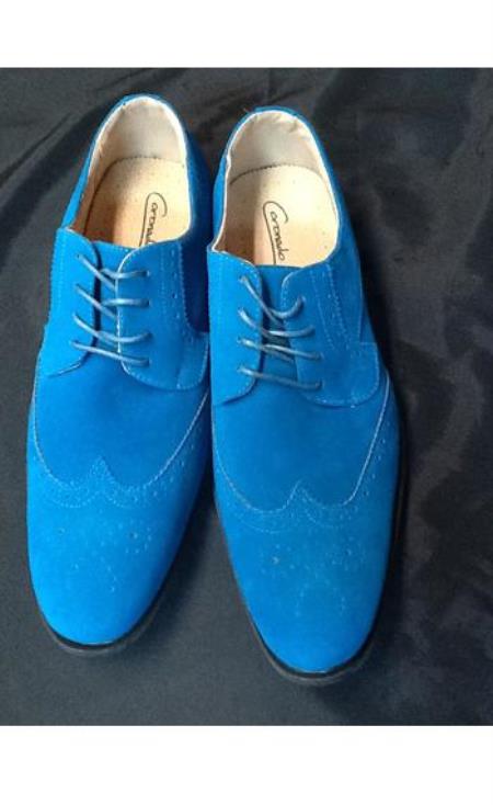 turquoise mens dress shoes