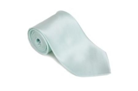 Bluegreen 100% Silk Solid Necktie With Handkerchief Buy 10 of same color Tie For $25 Each-Men's Neck Ties - Mens Dress Tie - Trendy Mens Ties
