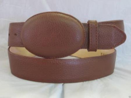 Genuine Authentic Brown Elk Western Cowboy Belt 