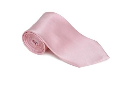 Crystalrose 100% Silk Solid Necktie With Handkerchief Buy 10 of same color Tie For $25 Each - Men's Neck Ties - Mens Dress Tie - Trendy Mens Ties