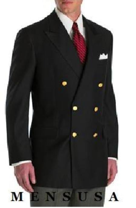 High Quality Black Double Breasted Cheap Priced Unique Dress Blazer For Men Jacket For Men Sale With Best Cut & Fabric