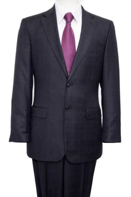 Mens Windowpane Plaid Jacket Suit Dark Navy Houndstooth checkered Pattern Texture Blazer  - Black And White Checkered Suit