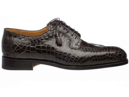 Oilve Gator Skin Belly Split Toe Italian Style Shoes