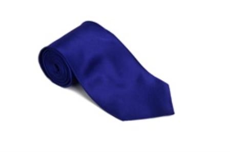 Purple 100% Silk Solid Necktie With Handkerchief Buy 10 of same color Tie For $25 Each-Men's Neck Ties - Mens Dress Tie - Trendy Mens Ties