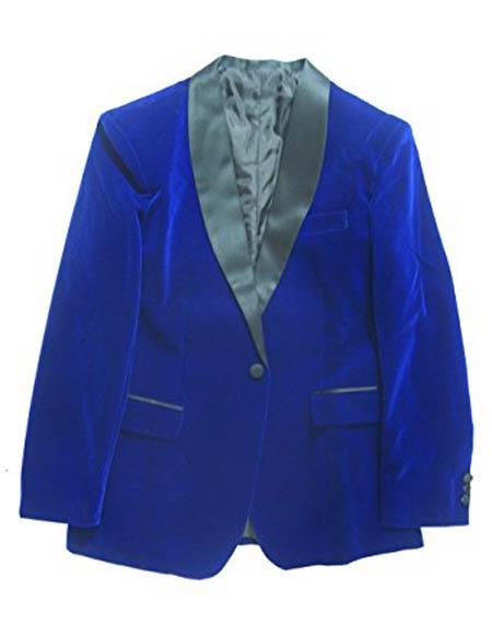 Royal Blue Velvet Tuxedo