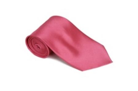 Shockingpink 100% Silk Solid Necktie With Handkerchief Buy 10 of same color Tie For $25 Each-Men's Neck Ties - Mens Dress Tie - Trendy Mens Ties