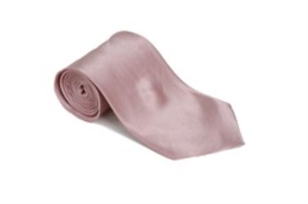 Smokepink 100% Silk Solid Necktie With Handkerchief Buy 10 of same color Tie For $25 Each-Men's Neck Ties - Mens Dress Tie - Trendy Mens Ties
