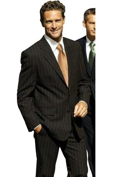 Pinstripe Men's Suit