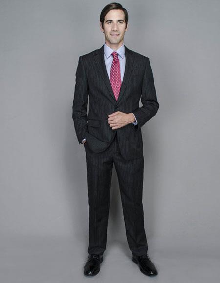 Giorgio Fiorelli Suit Men's Stripe Inexpensive Affordable Discounted and Silk Blend Authentic Giorgio Fiorelli Brand suits