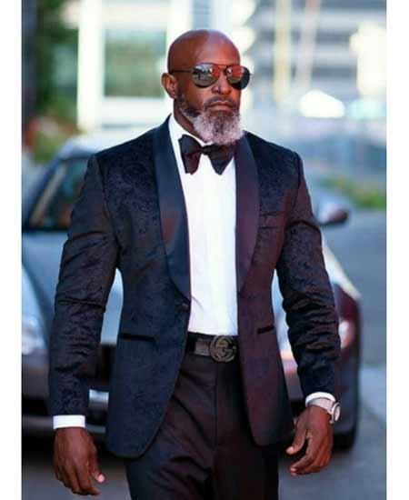 Men's Paisley Black Cheap Priced Designer Fashion Dress Casual Blazer For Men On Sale 1 Button Satin Shawl Lapel Blazer Velvet Fabric