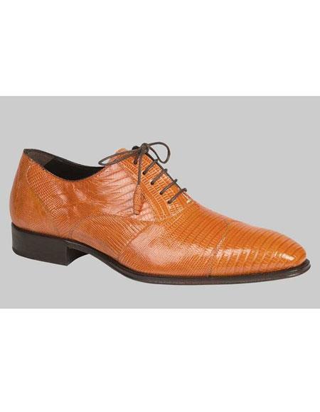 peach colored men's dress shoes