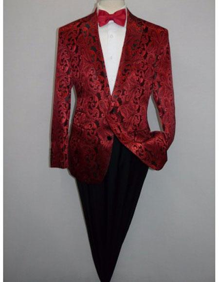 Albert Nardoni Brand Men's Cheap Priced Blazer Jacket For Men Red(Wholesale Price $75 (12pc&UPMinimum))