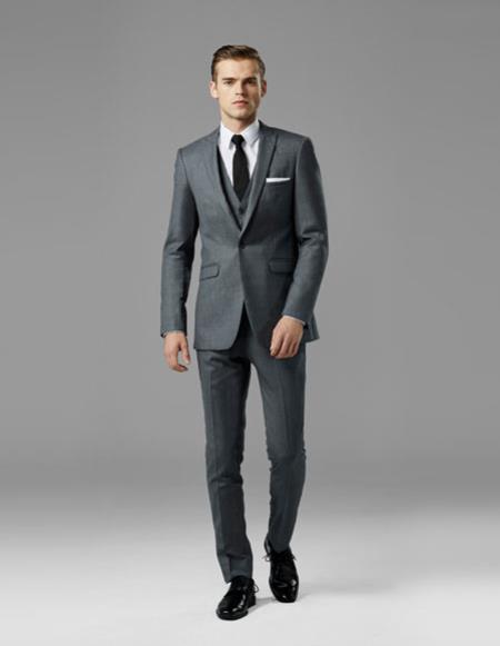 Men's Gray best Suit buy one get one suits free Suit