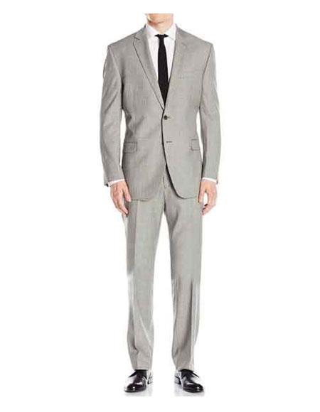 Men's Hitman Bodyguard Ryan Renolds  Grey 2 Button Suit