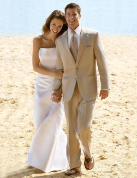 Men's & Boy's Sizes Amazing Kids Sizes Linen Tan ~ Beige 2 Button Wedding Suit Perfect for toddler Suit wedding  attire outfits - Mens Linen Suit