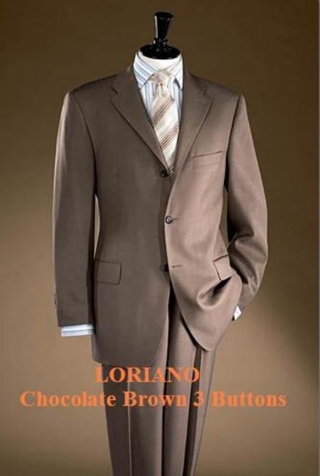 Men's High quality 3 Button  Wool Feel Classic  Business Suit   Style 5802 