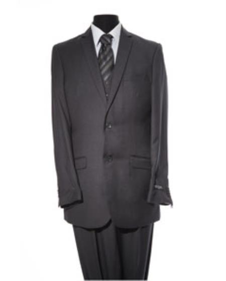 Men's Black 2 Button 2 Piece Suit